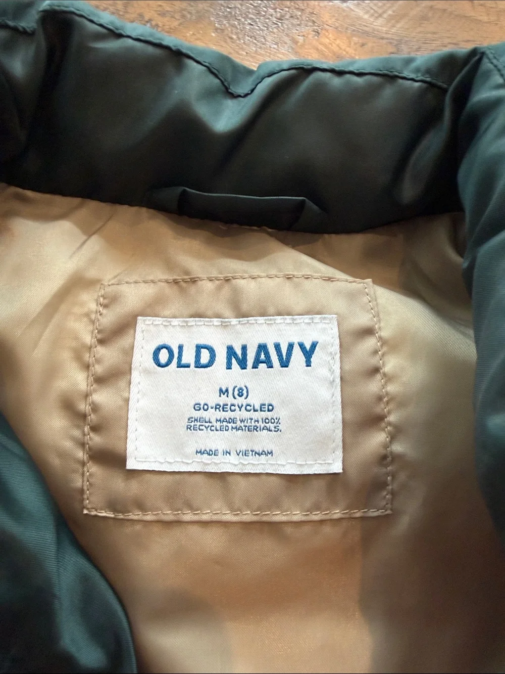 Old Navy zipper front